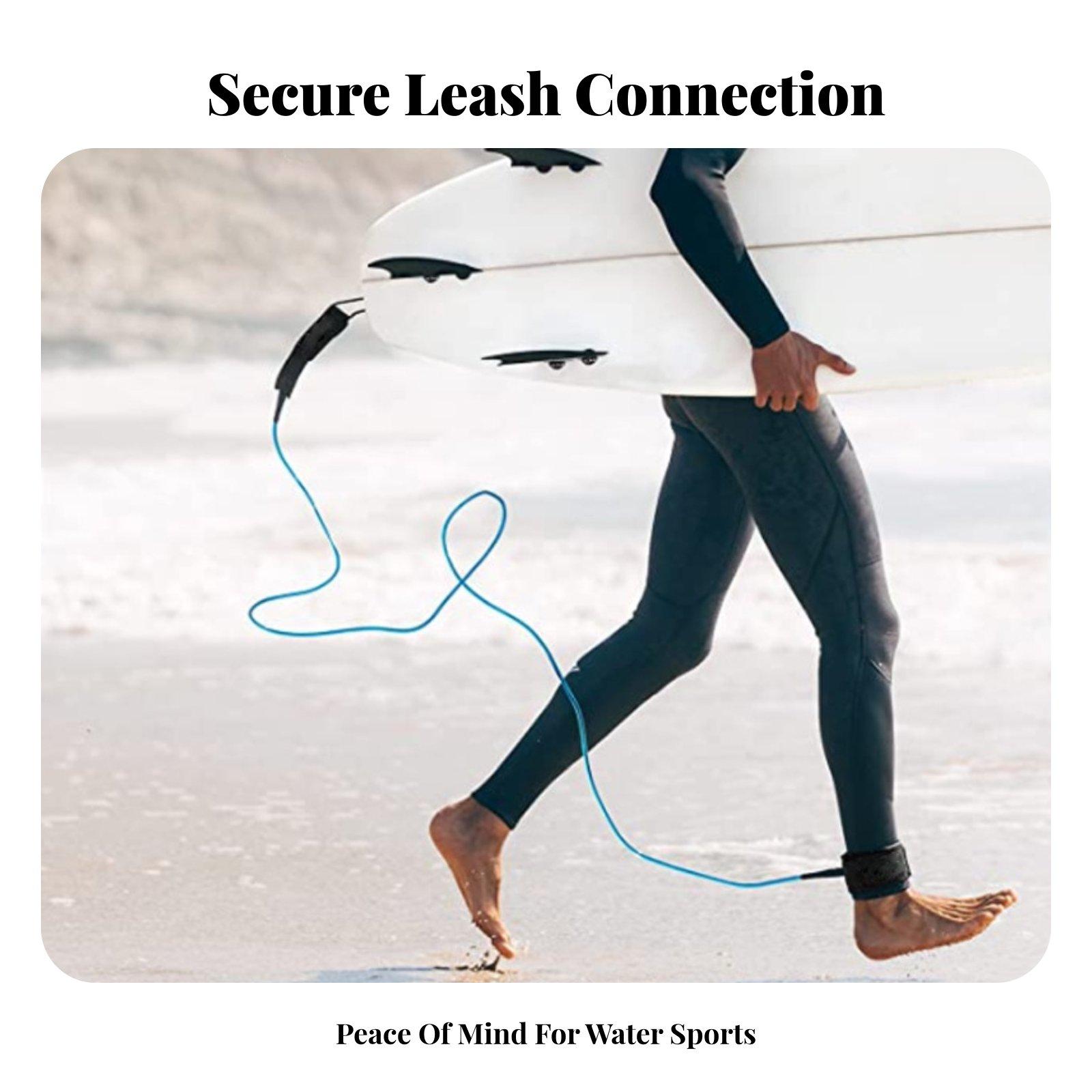 Surfboard Leash Ankle - Laisse de surf sans nœuds pour